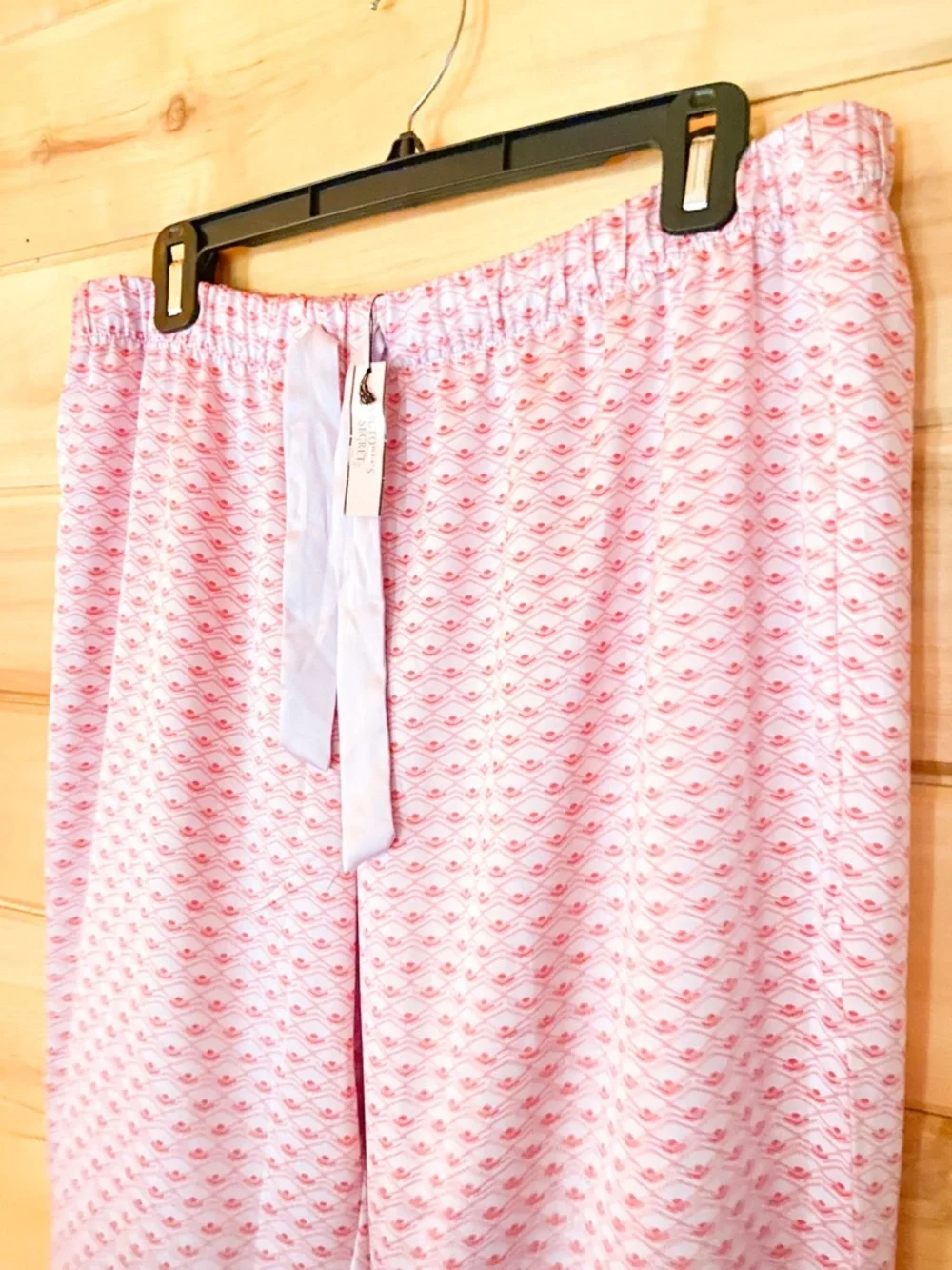 Victoria’s Secret Large Women’s Satin Lounge Sleep Pants w/ Elastic Waist NWT